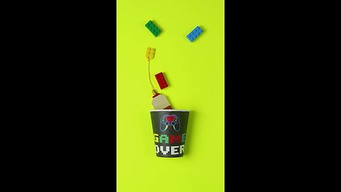 Frame-by-frame animation video. №4. Lego cup.