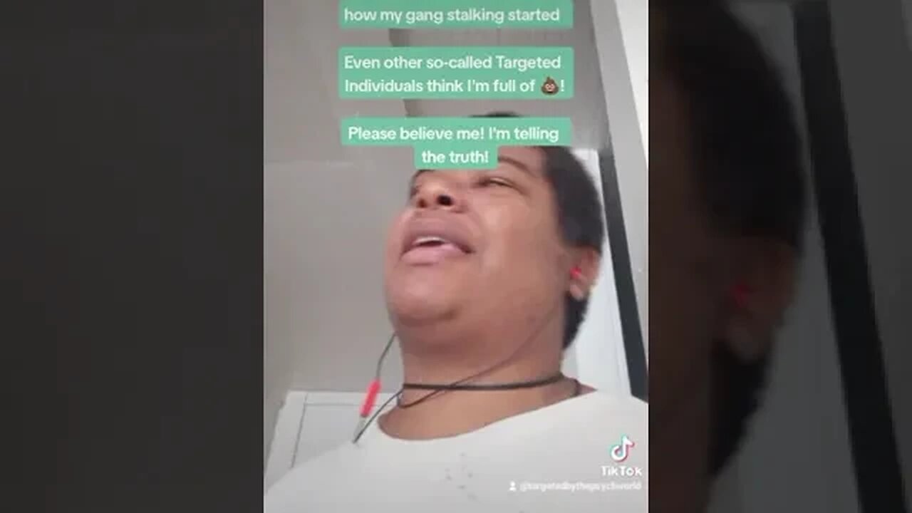 TikTok version of how my #gangstalking began