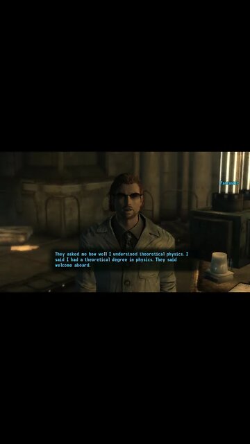 Fallout New Vegas A Theoretical Degree In Physics #Shorts