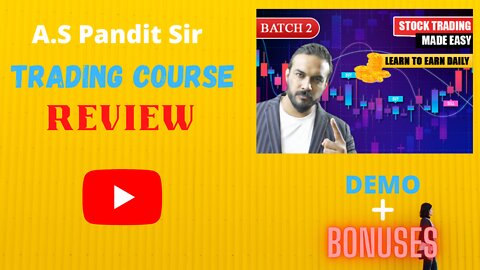 As Pandit Trading Course Review and Bonuses