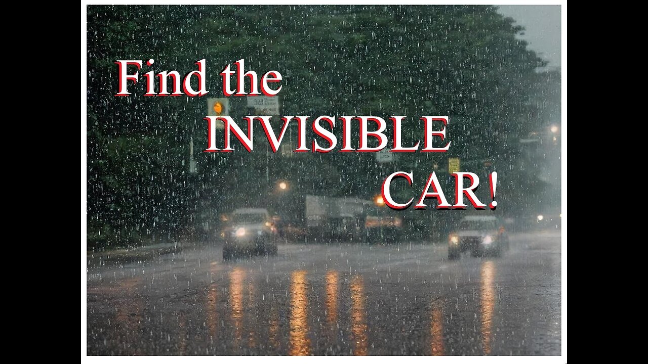 Invisible car on highway!