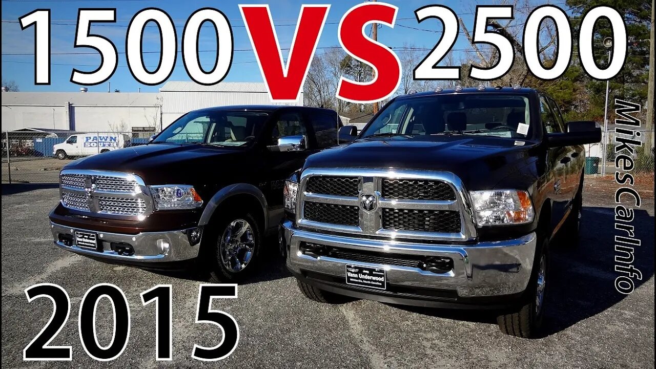 2015 RAM 1500 VS 2500