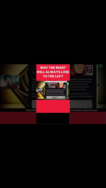 This is the advantage the progressive left will always have over the conservative right.