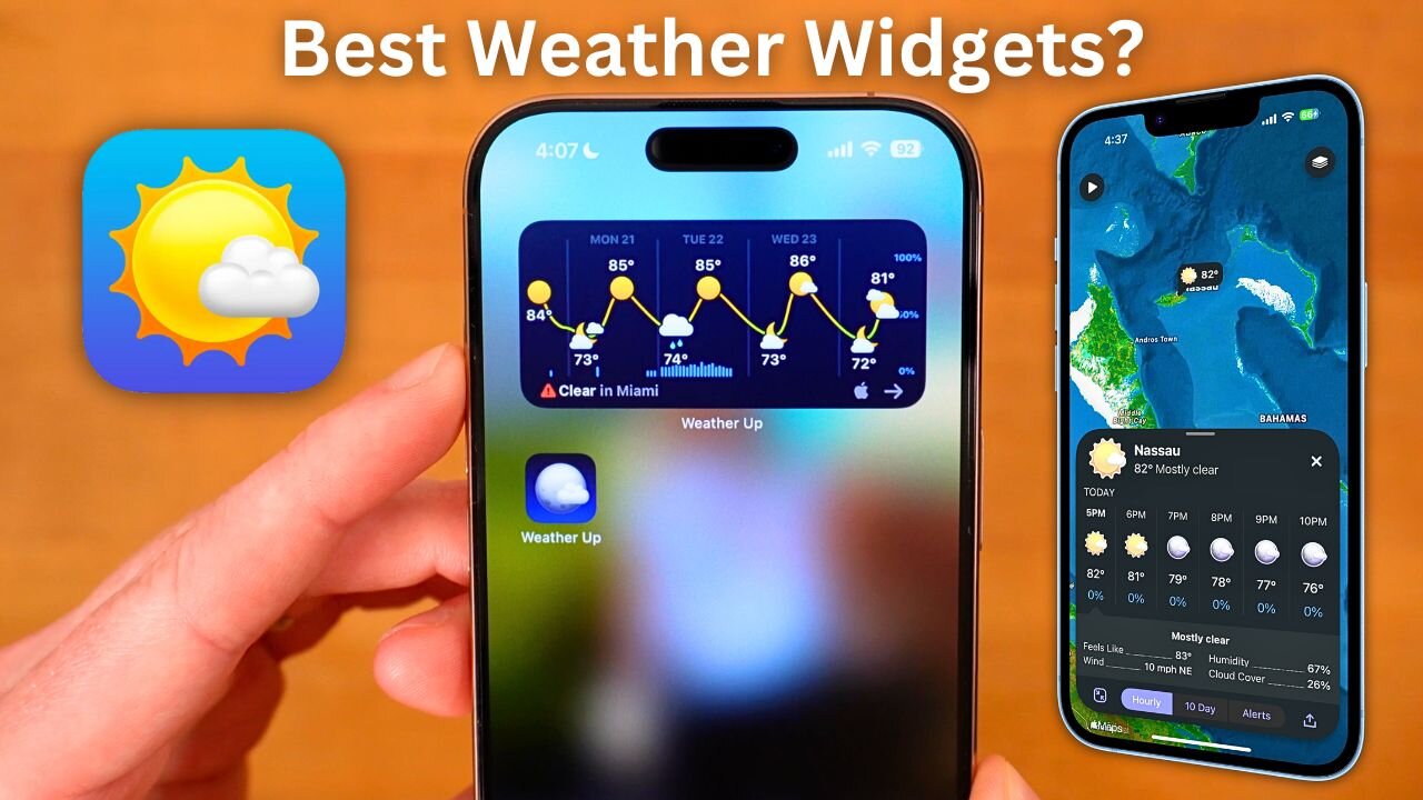 Weather Up iPhone App Review -- BEST Weather Widgets?