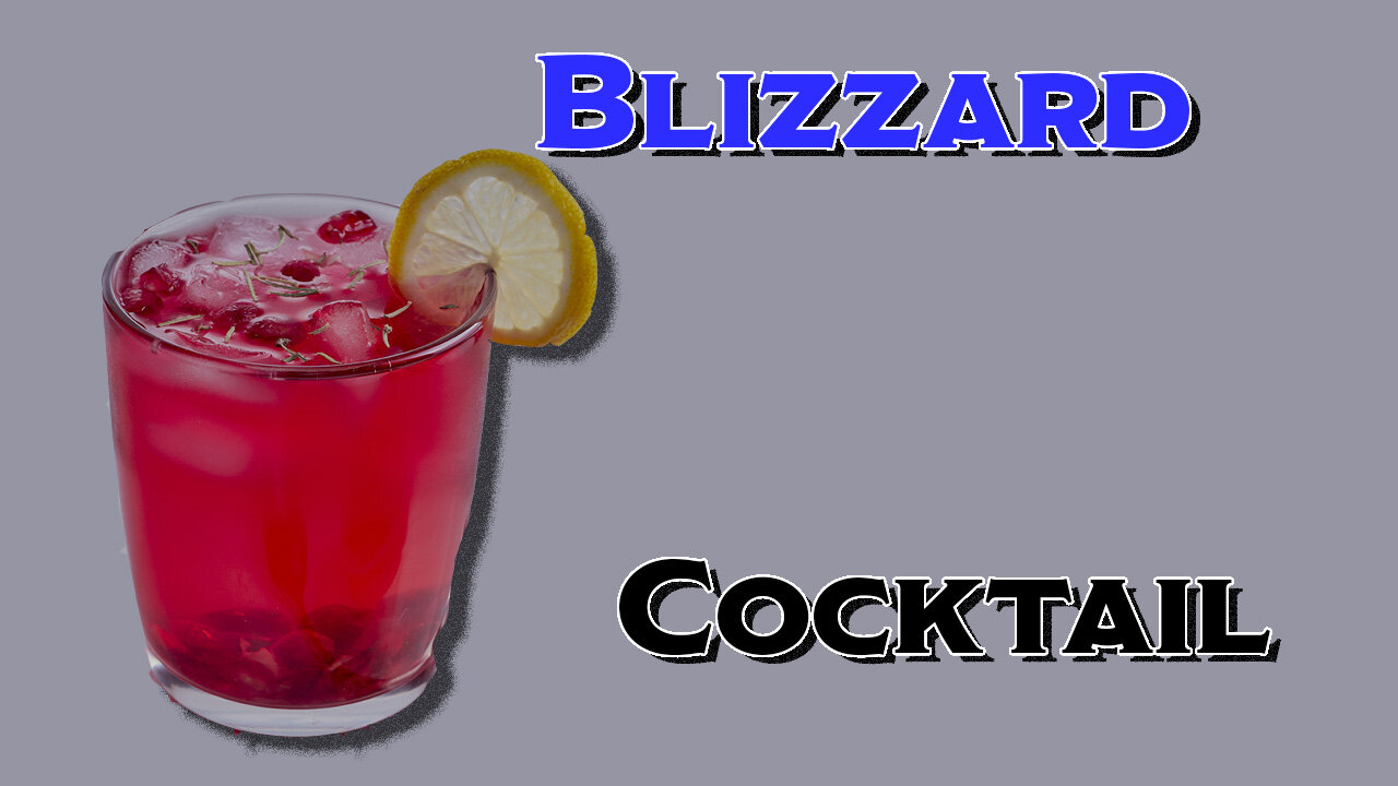 Making a Blizzard Cocktail Recipe