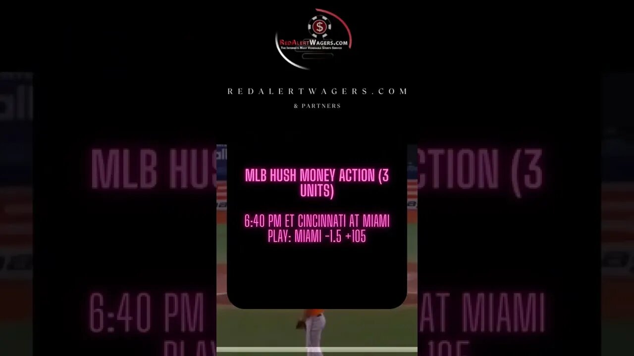 Exclusive MLB Pick - Cincinnati Reds at Miami Marlins #MLBPicks #MLBBets