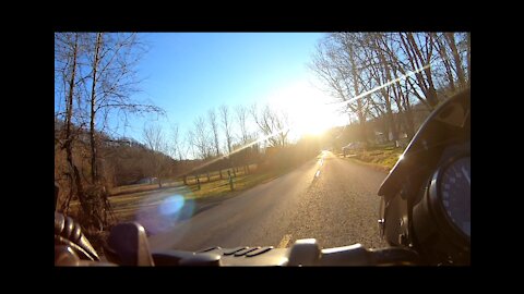 Motorcycle ride south of Louisville