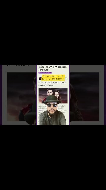 Superman And Louis Erased!!! CW Wipes Show From Midseason Schedule As Nexstar Moves On