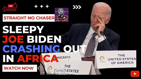 Joe Biden Crashing Out In Africa