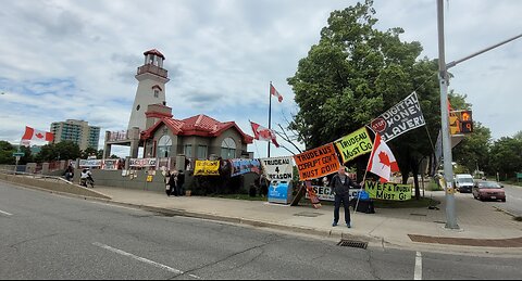 2024 06 08 Port Credit Mississauga protest