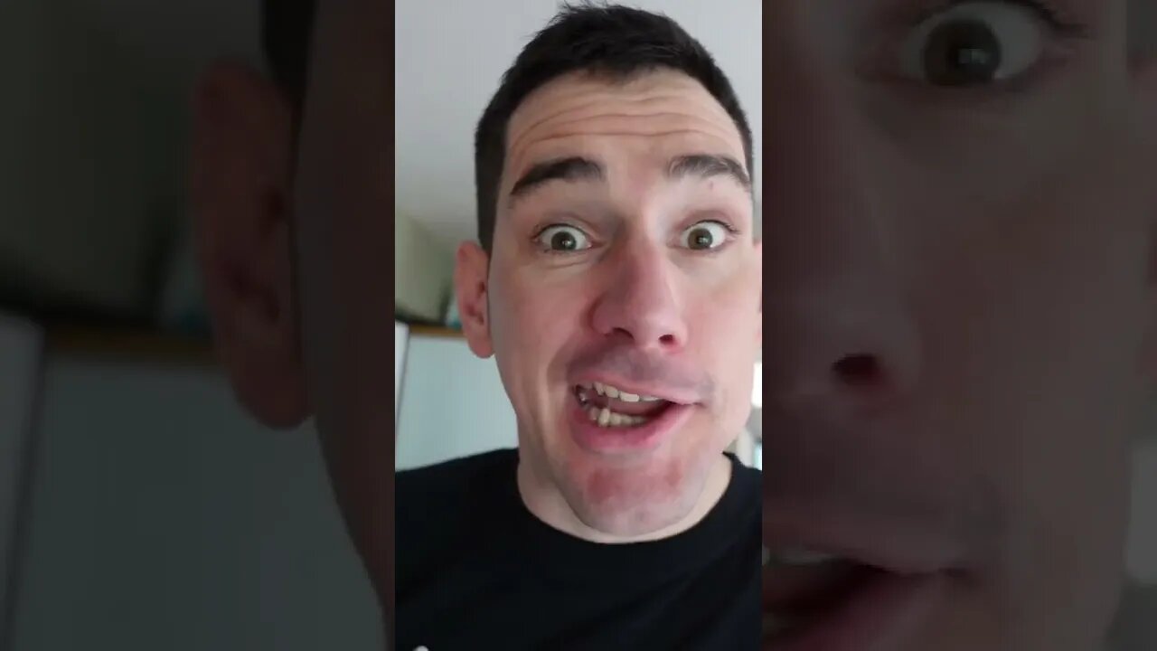 Cyclist eats banana for the first time! #Shorts
