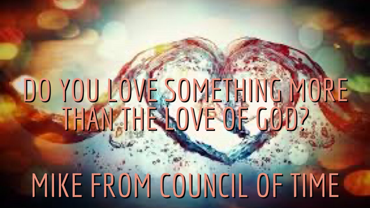 Mike From COT The Biblical Principle - Do You Love Something More Than The Love Of God 10/14/24