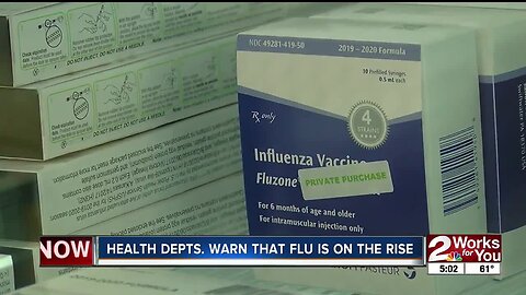 Health Departments Warn that the Flu Virus is on the Rise