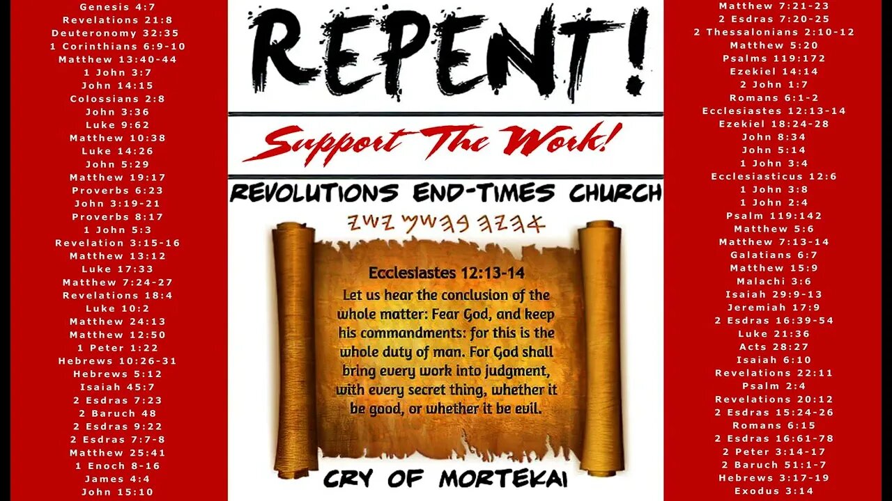 Why would an Immoral Society receive a DOCTRINE OF MORALS (they wouldn't &don't, they hate Christ!)