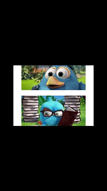 desenho angry e birds blues #shorts