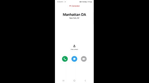 The Manhattan District Attorneys office blocked my phone number. June 15, 2024.