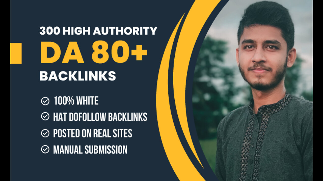 I will create high quality dofollow SEO backlinks service for your off page