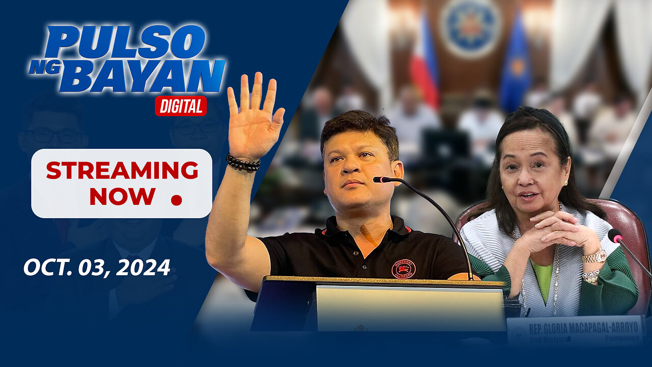 LIVE | Pulso ng Bayan with Admar Vilando at Jade Calabroso | October 03, 2024