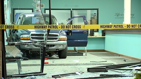 Truck left inside Akron BMV after failed ATM theft attempt