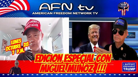 CONVERSANDO CON MIGUEL MUÑOZ - 10.28 - 7 PM
