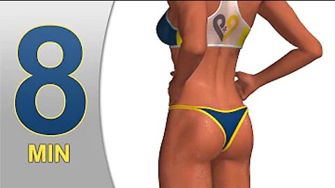 8 min buns - butt workout exercise
