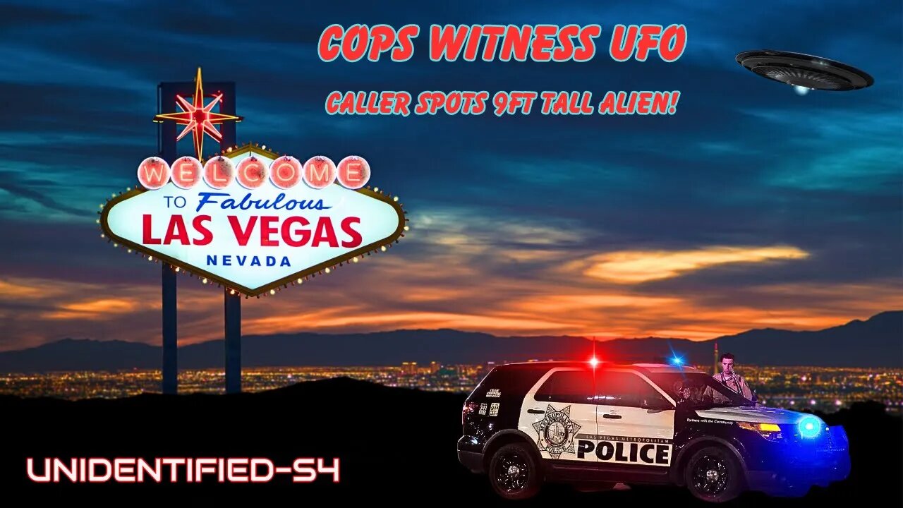 Las Vegas family claims to see aliens! POLICE Witness the UFO