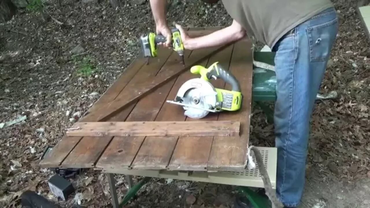 Resizing An Antique Door For My Tiny House Bathroom