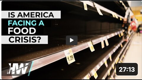 IS AMERICA FACING A FOOD CRISIS