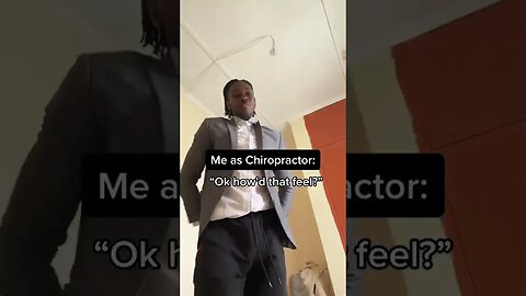 My first day as a Chiropractor 😂 #shorts