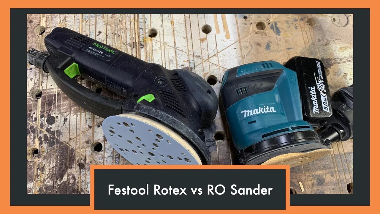 Why you need a Festool Rotex. Rotex vs Random Orbit Sander. How much time will the Rotex save you?