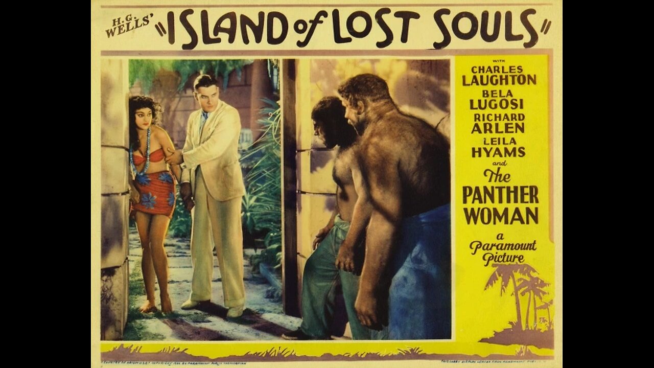 ISLAND OF LOST SOULS (1932). Colorized.