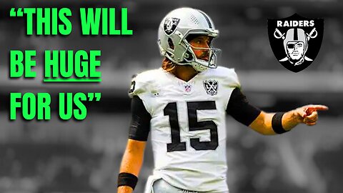 Raiders Just Got OUTSTANDING News Ahead Of Week 2