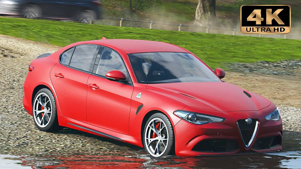 Alfa Romeo Giulia Quadrifoglio | Forza Horizon 4 | Logitech G29 Gameplay "4K"