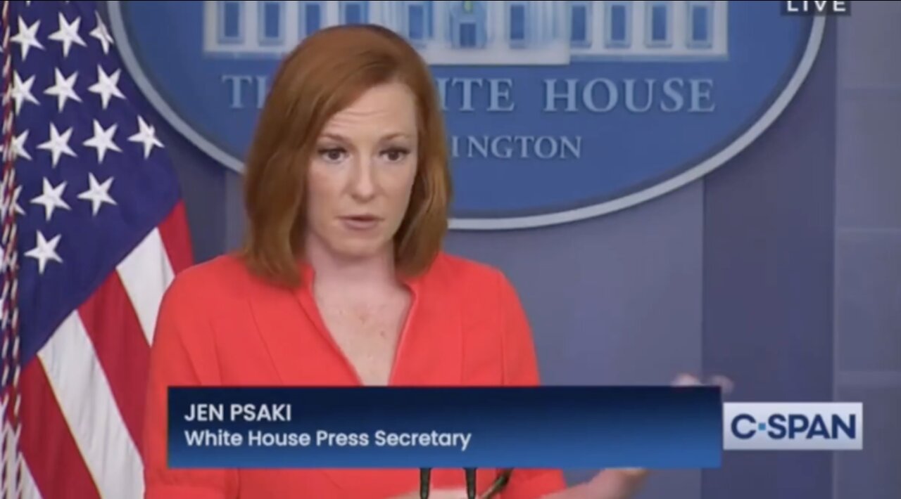 Jen Psaki says Biden feels a great deal of the crime is a result of gun violence & that crime has been spiking for years