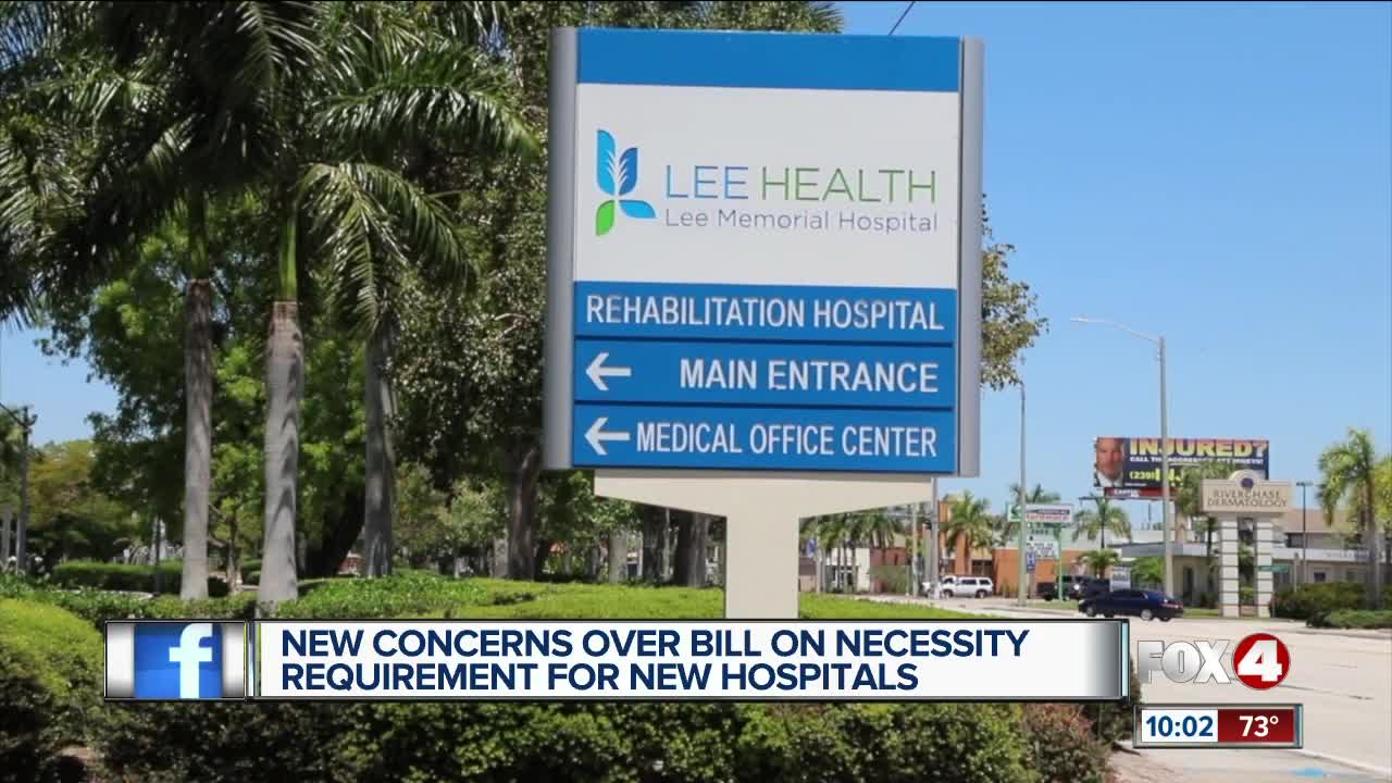 Lee Health concerned over bill that might change 'Certificate of Need'