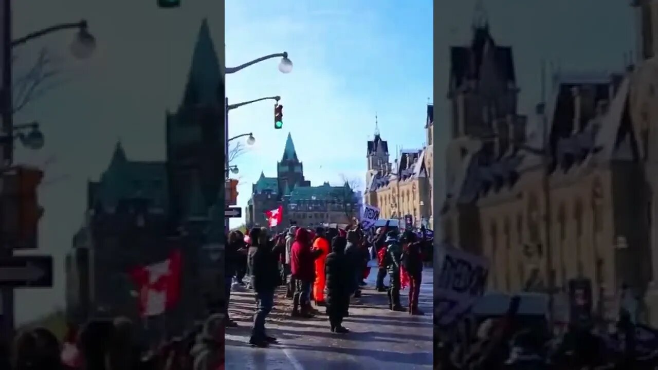 First Wave of Truck Convoy Reaches Ottawa!