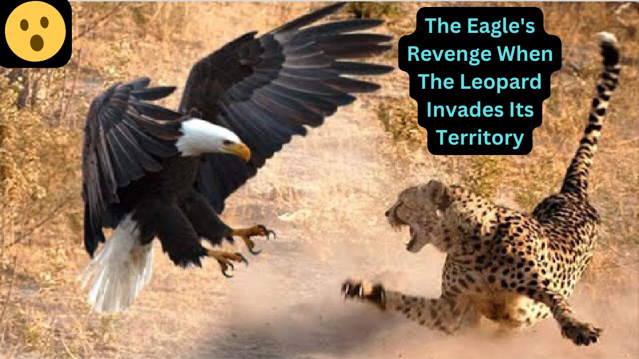 Eagle Vs Leopard Epic Battle! The Eagle's Revenge When The Leopard Invades Its Territory