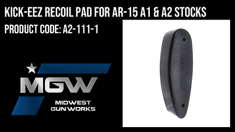 Kick-Eez Recoil Pad for AR-15 A1 & A2 Stocks - A2-111-1