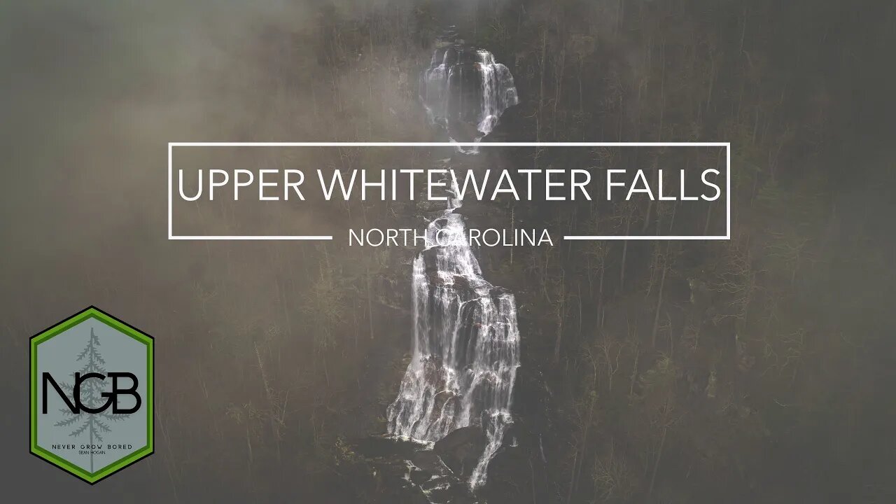 Upper Whitewater Falls, NC -- 4K Cinematic