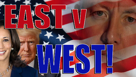 Donald Trump v Kamala Harris - EAST v WEST! Martyn Lucas