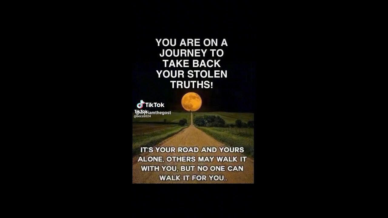 You Are On A Journey...