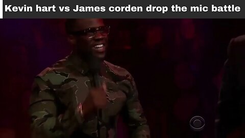 Kevin hart vs James corden drop the mic battle#lateshow