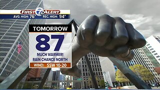 much hotter tomorrow!