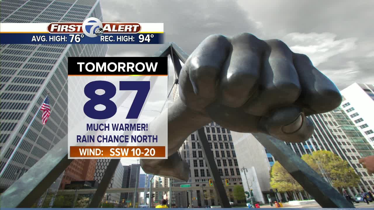 much hotter tomorrow!