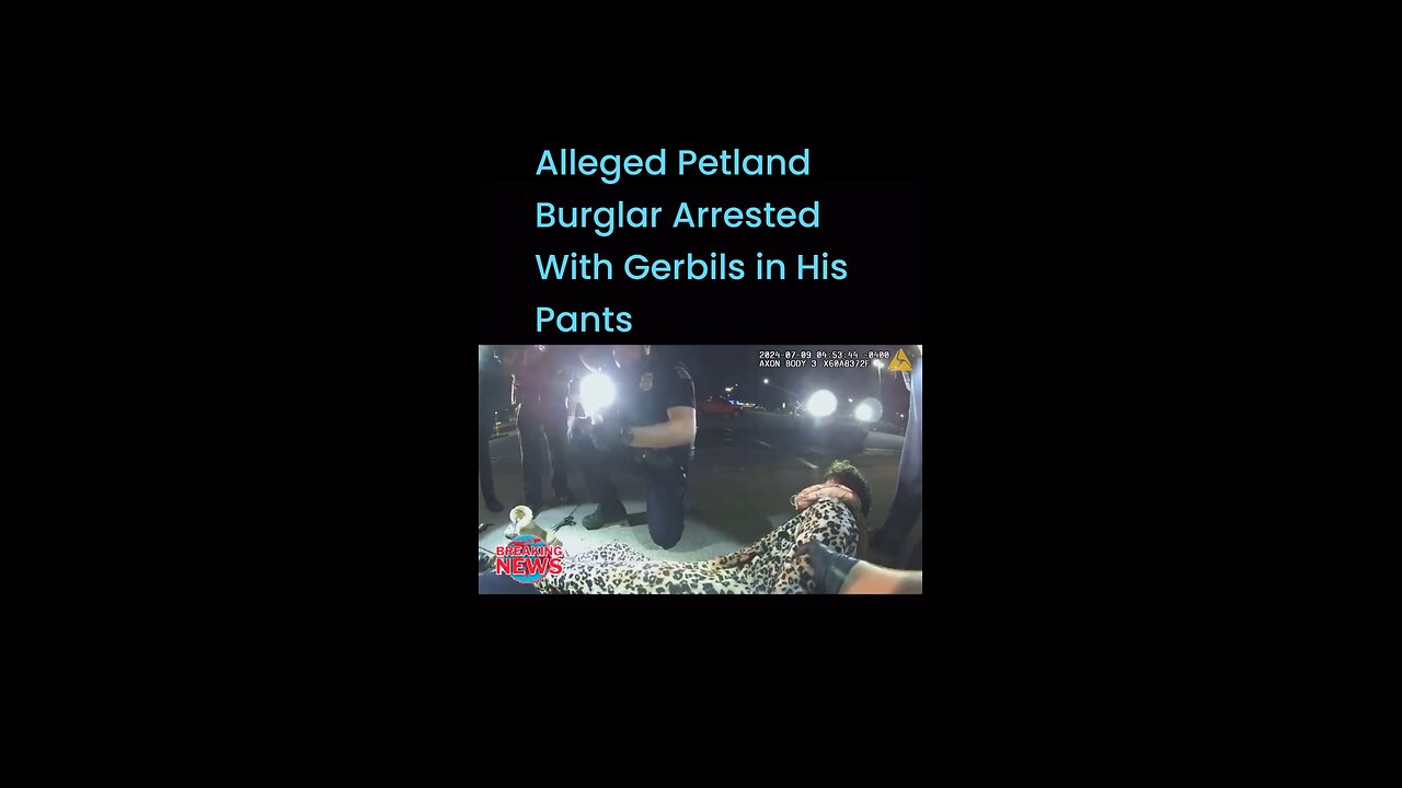 Alleged Petland Burglar Arrested With Gerbils in His Pants #lioneyenews #BreakingNews #news