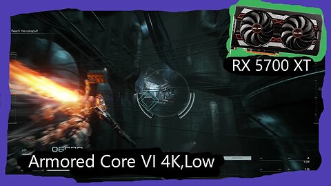 RX 5700 XT Armored Core VI 4K,Low