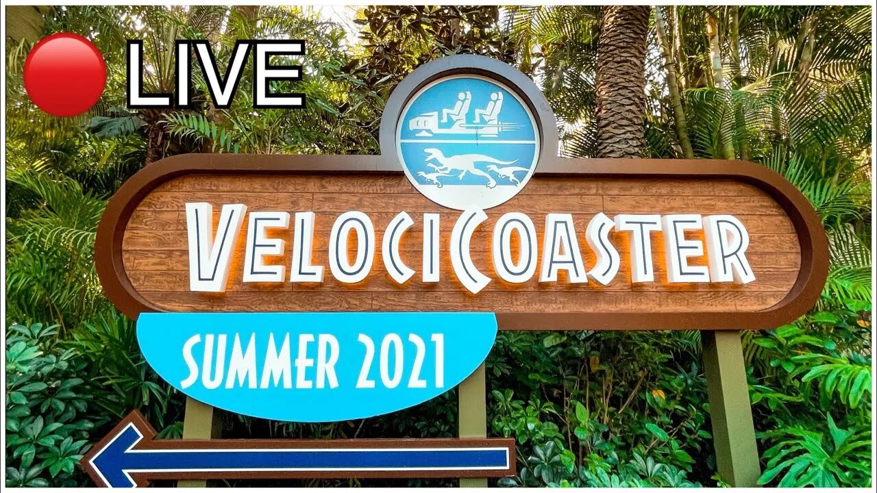 VelociCoaster Testing Live Hang Out