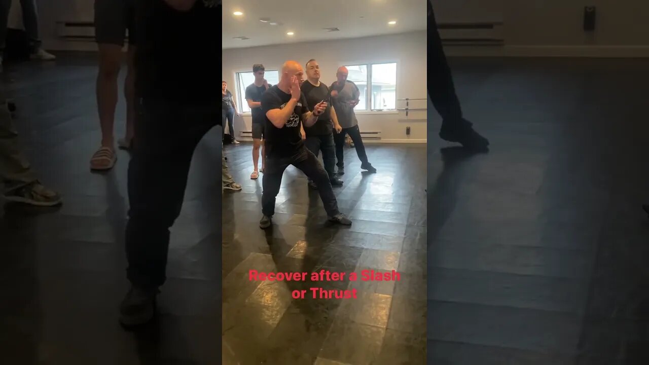 Recover after a Slash or a Thrust and set yourself up for the next cut. @Master Phil