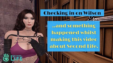 Seeing What Our Wilson is Up too AND Something Happened in Second Life!