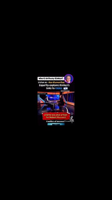 WHO IS BLINKEN? We All Know Biden Isn't Really in Charge of White House, but WHO IS?